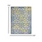 Homeroots 5 x 7 ft. Ivory & Blue Indoor & Outdoor Area Rug 385019 - alternate 4